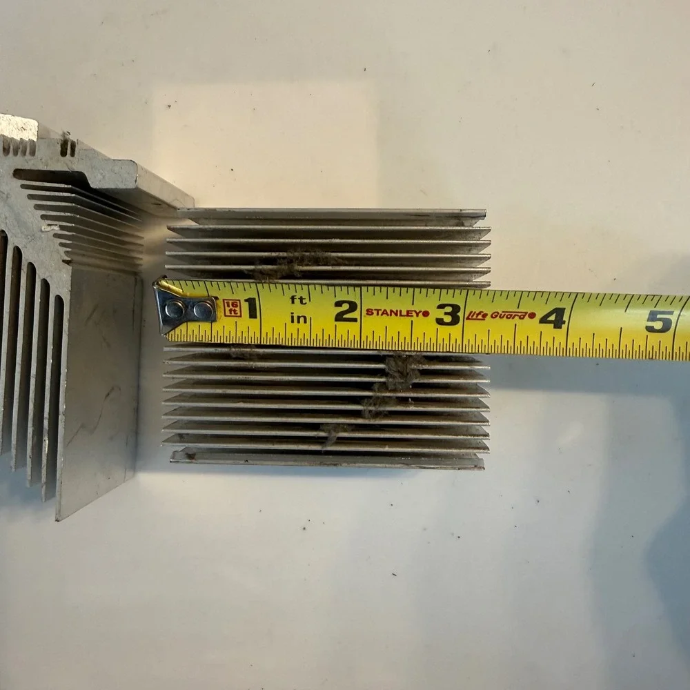 Dell‎ Aluminum Heatsink Lot 2pc CN-0RC651-73307-9B3-03BV Silver CPU Cooler Fin